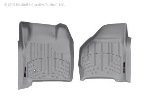 1999-2007 Ford F-250| F-250 Super Duty| F-350 Super Duty| F-450 Super Duty| F-550 Super Duty| Excursion WeatherTech Front Floorliner-Grey-460021-WT