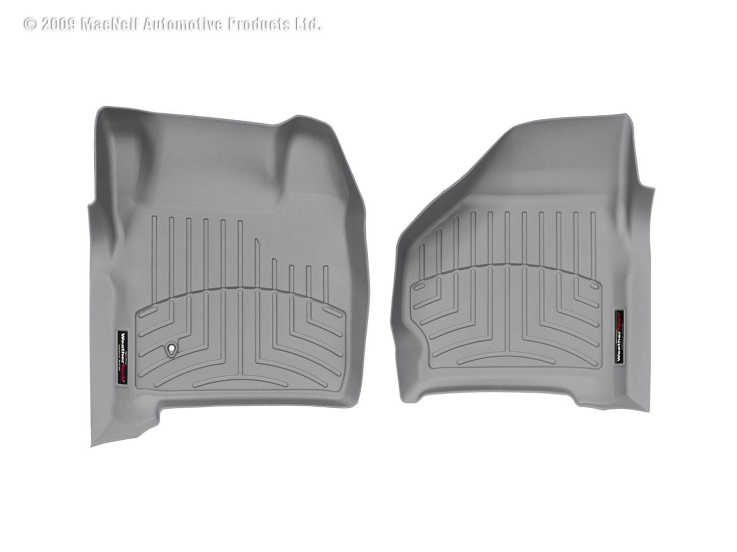 1999-2007 Ford F-250| F-250 Super Duty| F-350 Super Duty| F-450 Super Duty| F-550 Super Duty| Excursion WeatherTech Front Floorliner-Grey-460021-WT