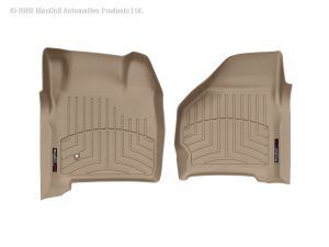 1999-2007 Ford F-250| F-250 Super Duty| F-350 Super Duty| F-450 Super Duty| F-550 Super Duty| Excursion WeatherTech Front Floorliner-Tan-450021-WT