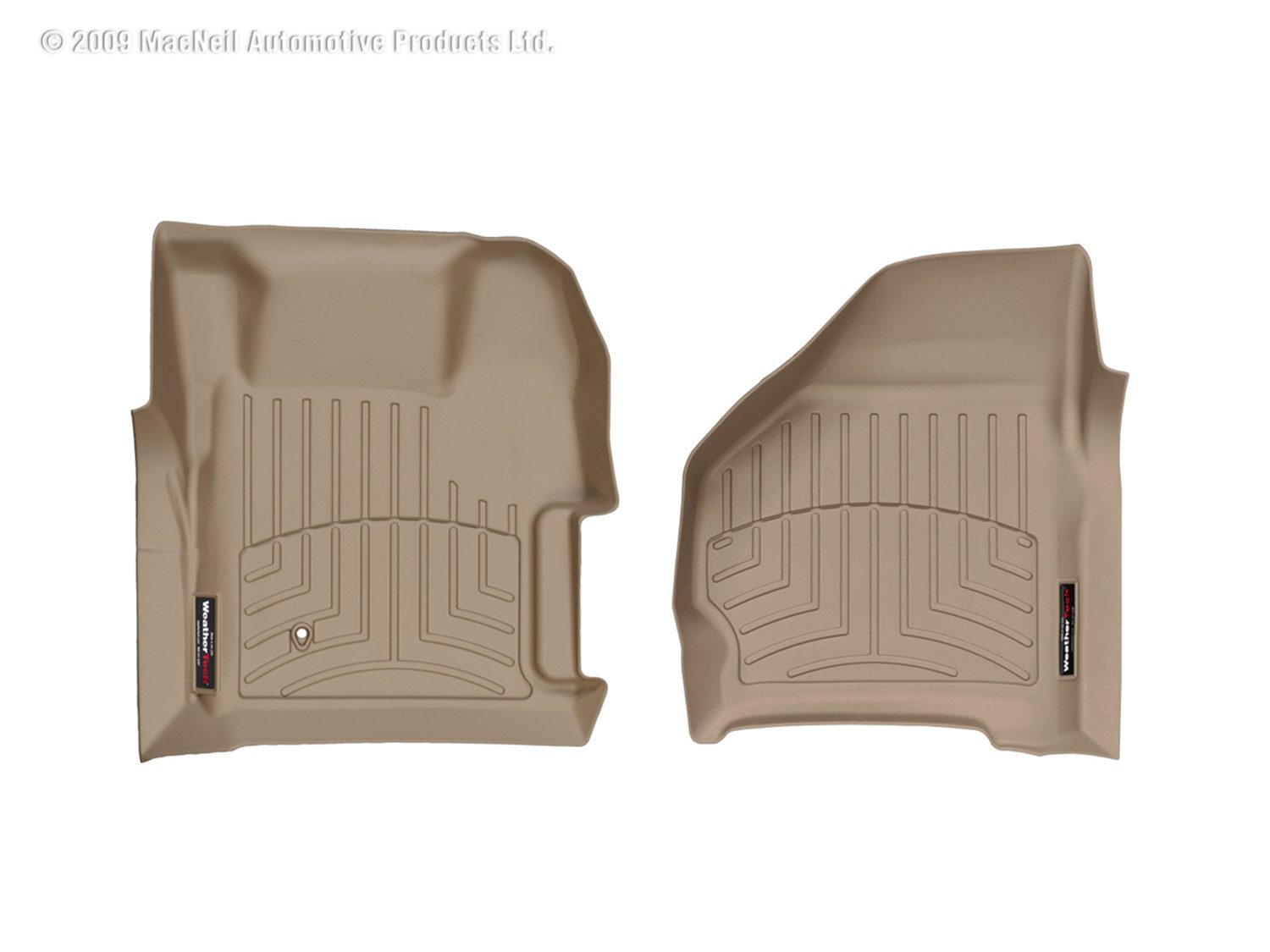 1999-2007 Ford F-250| F-250 Super Duty| F-350 Super Duty WeatherTech Front Floorliner-Tan-451251-WT