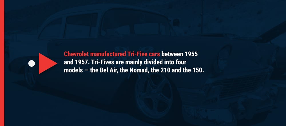 Tri-Five Chevy models