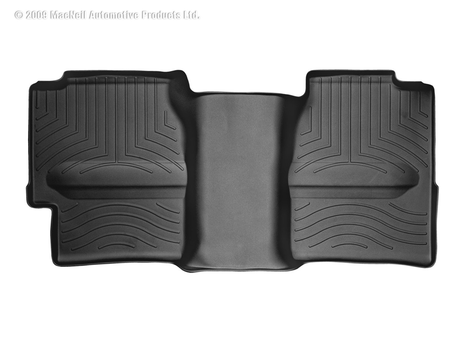 2002-2007 Chevrolet| GMC Silverado| Sierra WeatherTech Rear Floorliner-Black-440622-WT