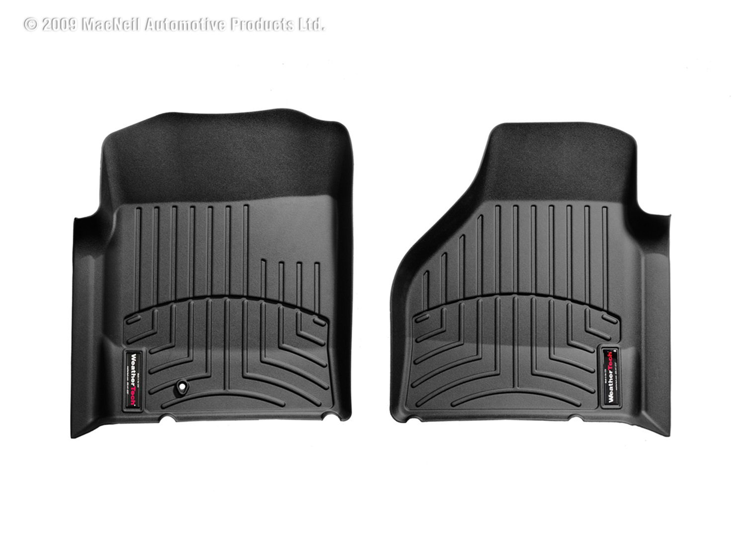 2002-2009 Dodge Ram 1500| Ram 2500| Ram 3500 WeatherTech Front Floorliner-Black-440121-WT