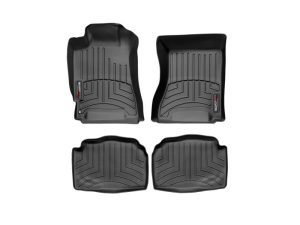 2003-2008 Subaru Forester WeatherTech Front and Rear Floorliners-Black-441281-440972-WT