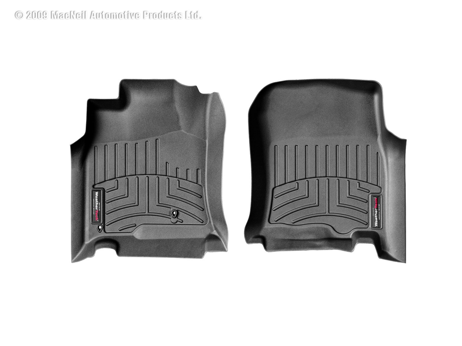 2003-2009 Toyota 4Runner WeatherTech Front Floorliner-Black-440111-WT