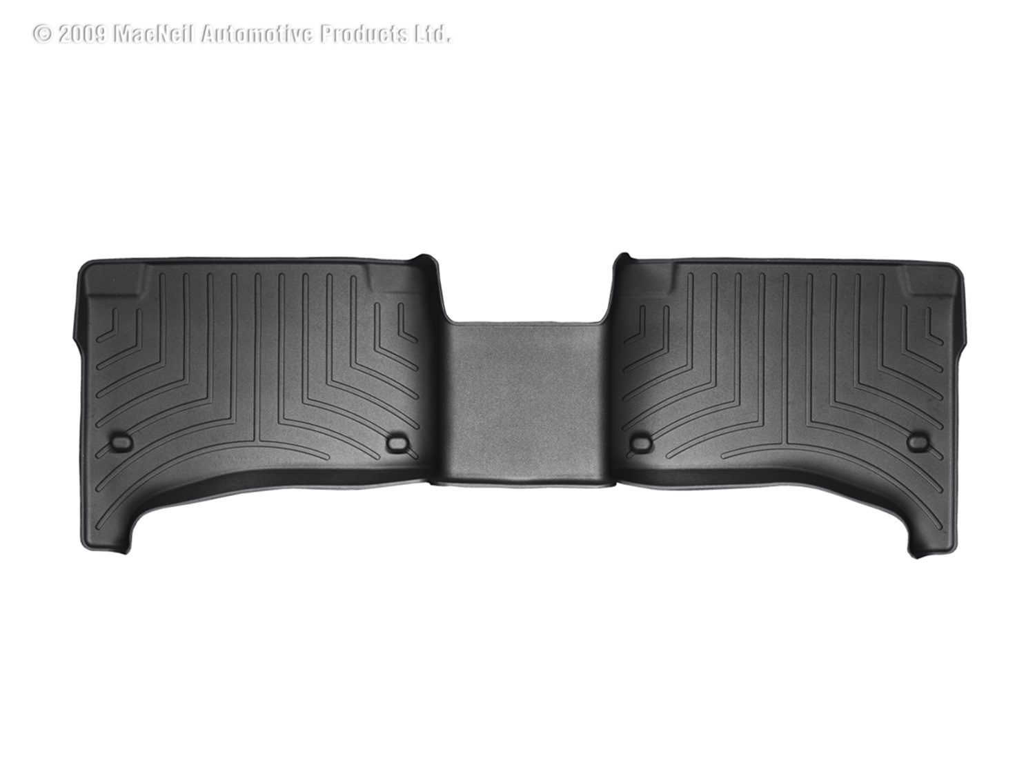 2004-2010 Porsche| Volkswagen Cayenne| Touareg WeatherTech Rear Floorliner-Black-440452-WT
