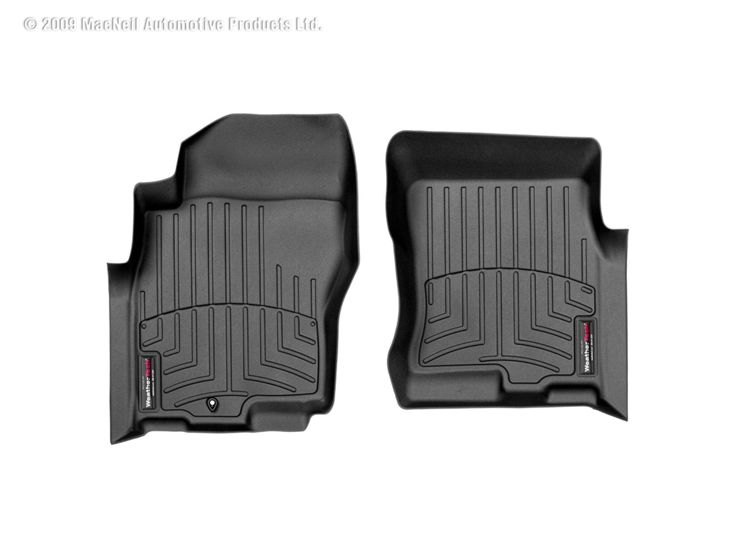 2005-2008 Nissan Pathfinder| Xterra WeatherTech Front Floorliner-Black-440331-WT
