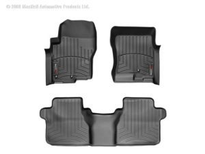 2005-2021 Nissan| Suzuki Frontier| Equator WeatherTech Front and Rear Floorliners-Black-441761-440473-WT