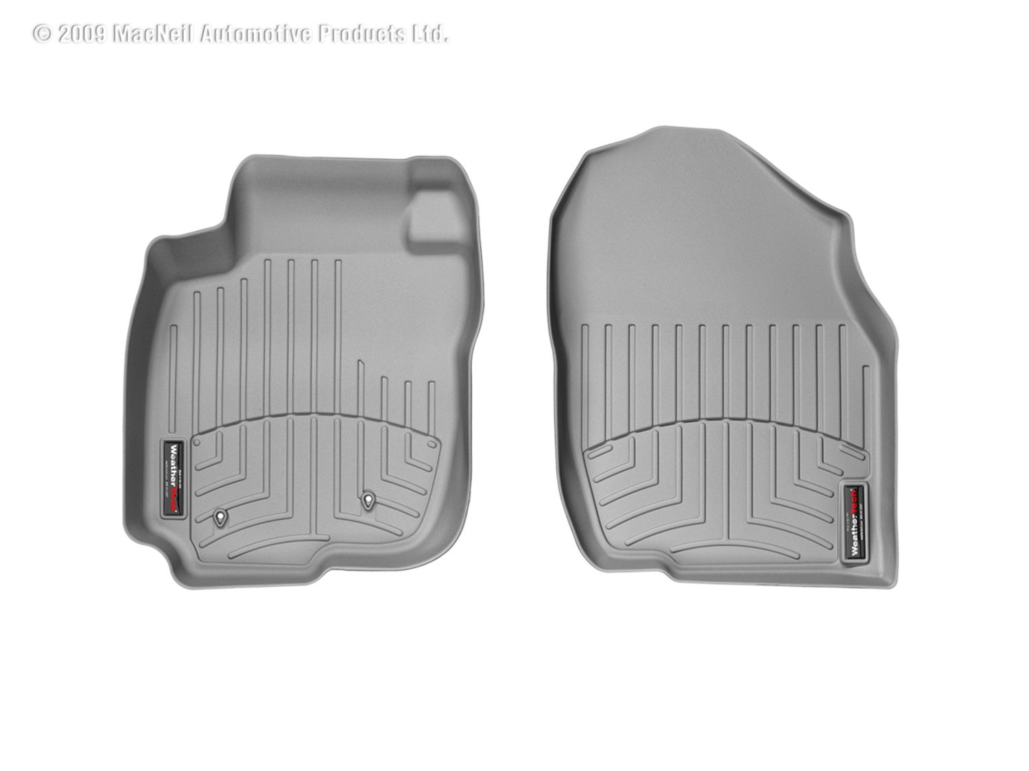 2006-2012 Toyota RAV4 WeatherTech Front Floorliner-Grey-460721-WT