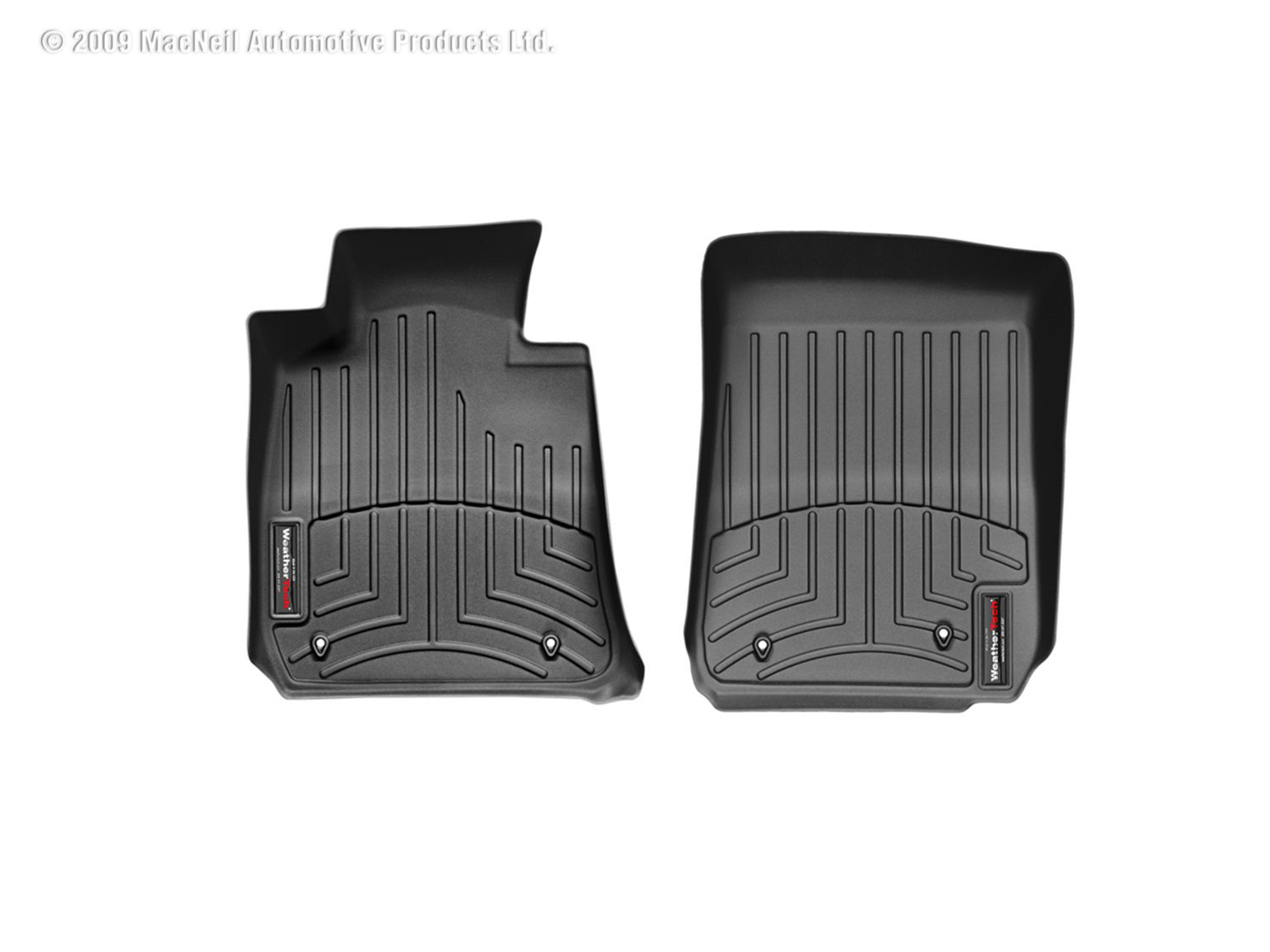 2006-2013 BMW 325i| 330i| 328i| 335i| M3| 335is WeatherTech Front Floorliner-Black-441581-WT