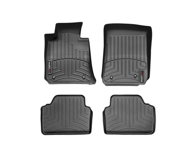 2006-2013 BMW 325i| 330i| 328i| 335i| M3| 335is WeatherTech Front and Rear Floorliners-Black-441581-441462-WT