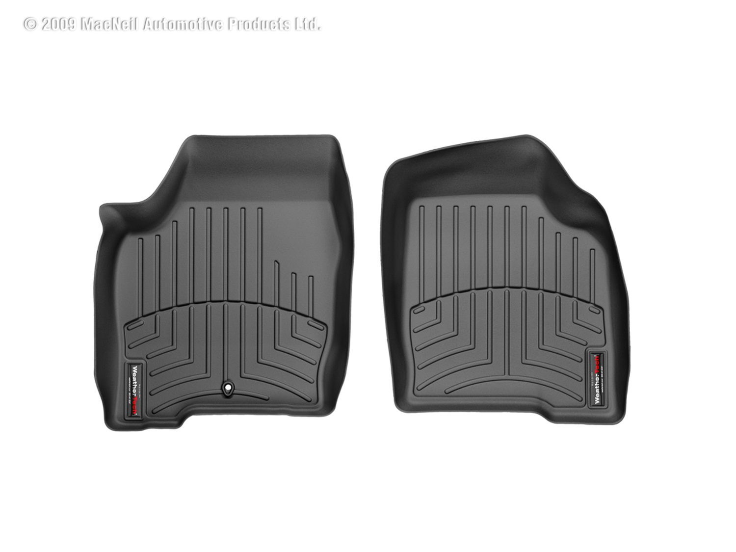2006-2016 Chevrolet| Pontiac Impala| Grand Prix| Impala Limited WeatherTech Front Floorliner-Black-441241-WT