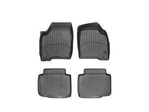 2006-2016 Chevrolet| Pontiac Impala| Grand Prix| Impala Limited WeatherTech Front and Rear Floorliners-Black-44124-1-2-WT