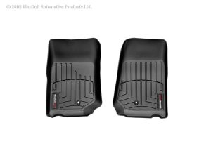 2007-2013 Jeep Wrangler WeatherTech Front Floorliner-Black-441051-WT