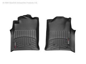 2008-2011 Toyota Tacoma WeatherTech Front Floorliner-Black-441781-WT