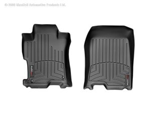 2008-2012 Honda Accord WeatherTech Front Floorliner-Black-441481-WT