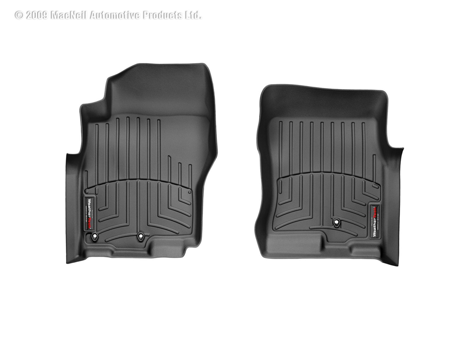 2008-2015 Nissan Pathfinder| Xterra WeatherTech Front Floorliner-Black-441801-WT