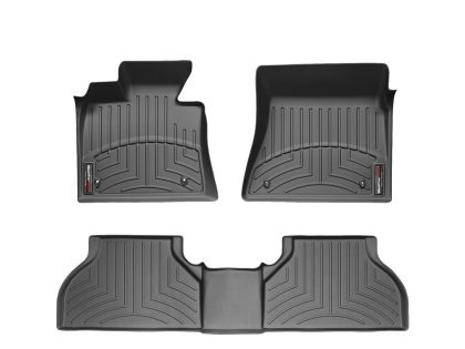 2009-2013 Dodge| Ram Ram 1500| Ram 2500| Ram 3500| 1500| 2500| 3500 WeatherTech Front and Rear Floorliners-Black-442161-444772-WT