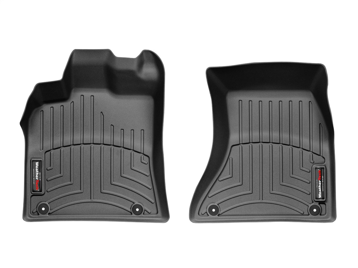2009-2024 Audi| Porsche Q5| SQ5| Macan WeatherTech Front Floorliner-Black-442301-WT