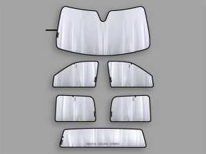 2009-2024 Dodge| Ram Ram 1500| Ram 2500| Ram 3500| 1500| 2500| 3500| 1500 Classic WeatherTech Sun Shade Full Vehicle Kit-Silver / Black-TS0005K2-WT