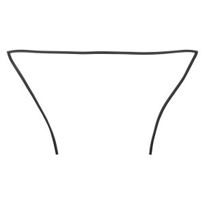 2010-2013 KIA FORTE WINDSHIELD MOLDING-WFSF3189