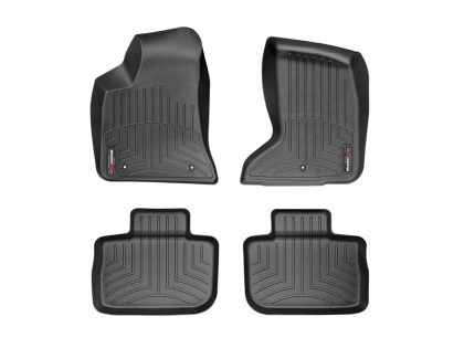 2011-2023 Chrysler| Dodge 300| Charger| Challenger WeatherTech Front and Rear Floorliners-Black-444251-443792-WT