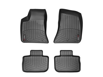 2011-2023 Chrysler| Dodge 300| Charger WeatherTech Front and Rear Floorliners-Black-44379-1-2-WT