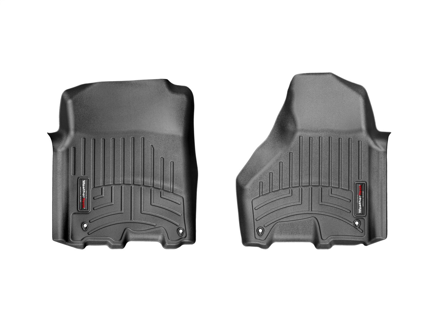 2011-2024 Ram 1500| 2500| 3500| 1500 Classic WeatherTech Front Floorliner-Black-444781-WT