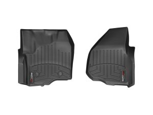 2012-2016 Ford F-250 Super Duty| F-350 Super Duty| F-450 Super Duty| F-550 Super Duty WeatherTech Front Floorliner-Black-444331-WT
