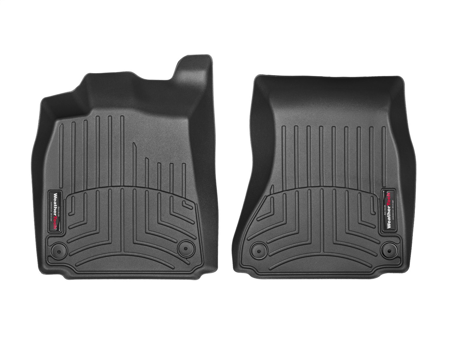 2012-2018 Audi A6| A6 Quattro| A7 Quattro| S6| S7| RS7 WeatherTech Front Floorliner-Black-445641-WT