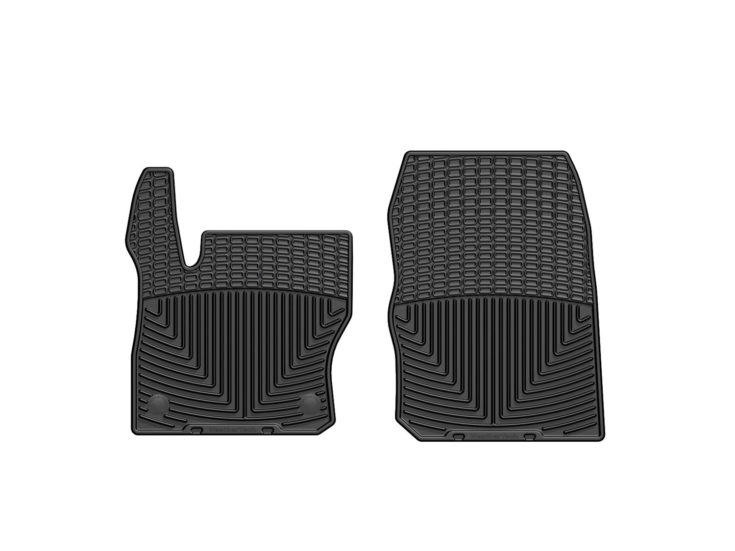 2012-2018 Ford Focus WeatherTech Front All-Weather Floor Mats-Black-W254-WT