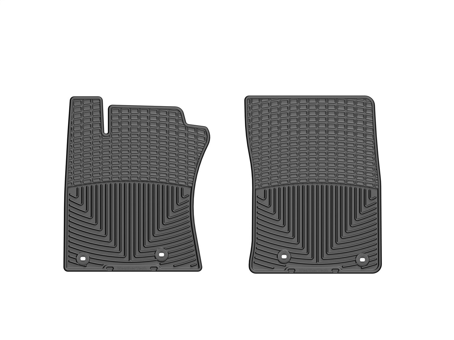2013-2024 Toyota| Lexus 4Runner| GX460 WeatherTech Front All-Weather Floor Mats-Black-W307-WT