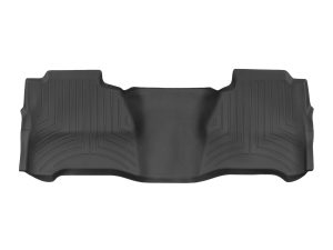 2014-2019 Chevrolet| GMC Silverado 1500| Sierra 1500| Silverado 2500 HD| Silverado 3500 HD| Sierra 2500 HD| Sierra 3500 HD WeatherTech Rear Floorliner-Black-445424-WT