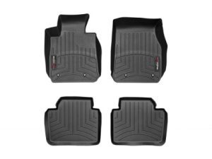 2014-2021 BMW 228i| 230i| 330i| M240i WeatherTech Front and Rear Floorliners-Black-44410-1-2-WT