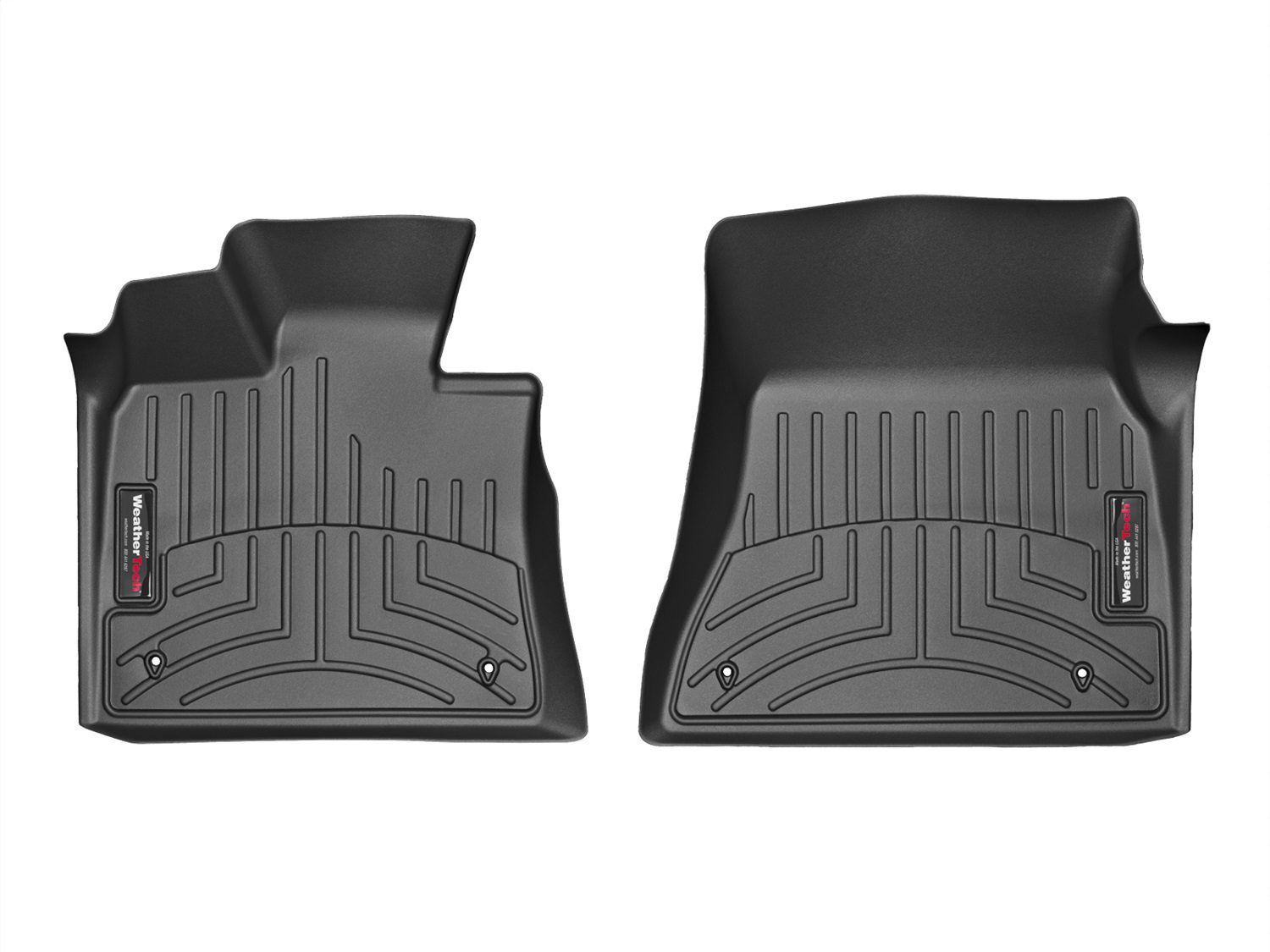 2015-2016 BMW X6 WeatherTech Front Floorliner-Black-445591-WT