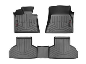 2015-2016 BMW X6 WeatherTech Front and Rear Floorliners-Black-44559-1-2-WT