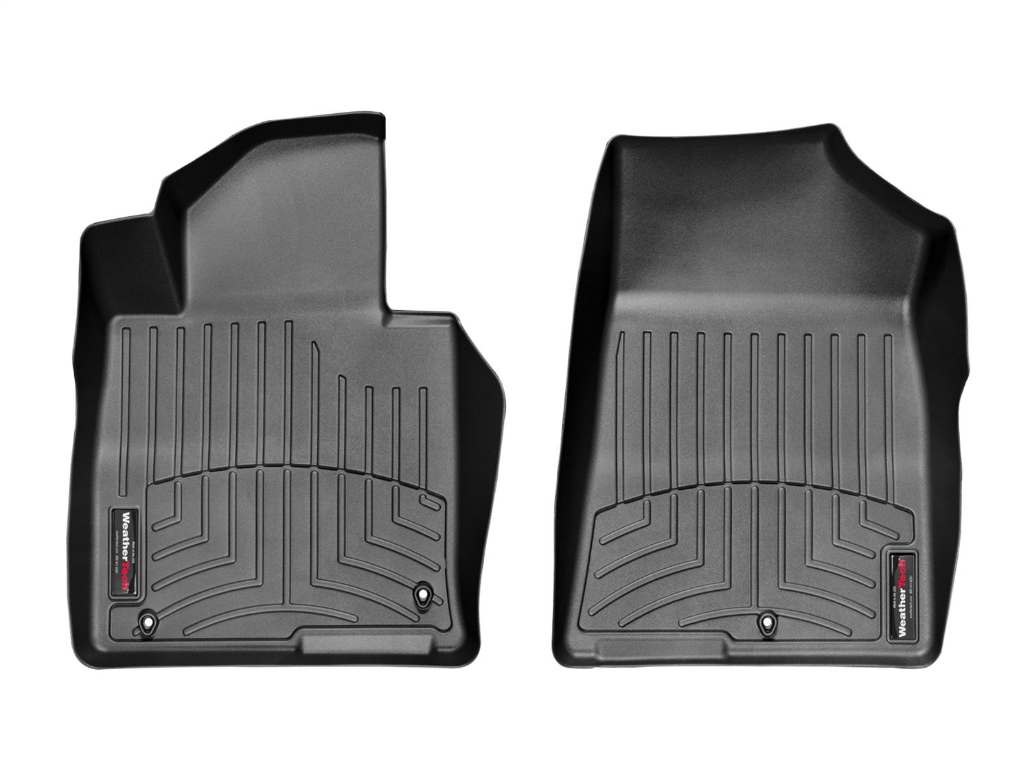 2015-2020 Hyundai| Kia Sonata| Optima WeatherTech Front Floorliner-Black-446661-WT