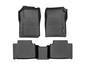 2015-2022 Chevrolet| GMC Colorado| Canyon WeatherTech Front and Rear Floorliners-Black-44751-1-2-WT
