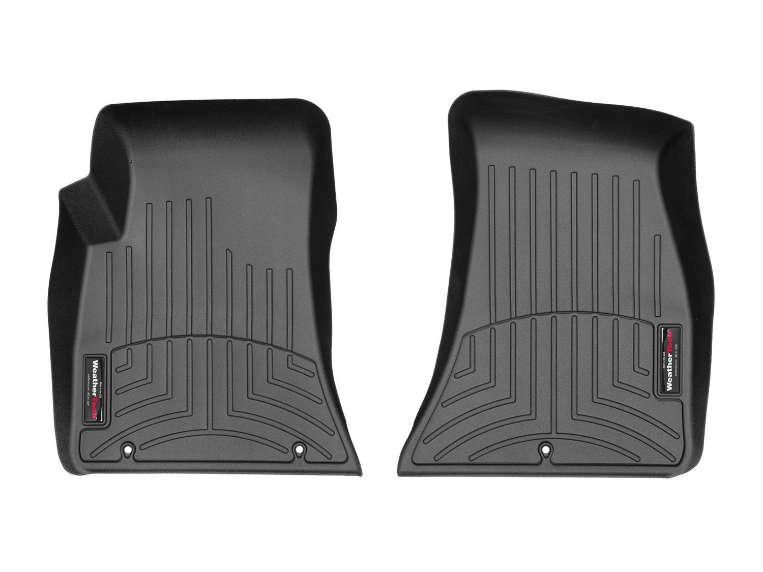 2015-2023 Dodge Challenger WeatherTech Front Floorliner-Black-4410491-WT