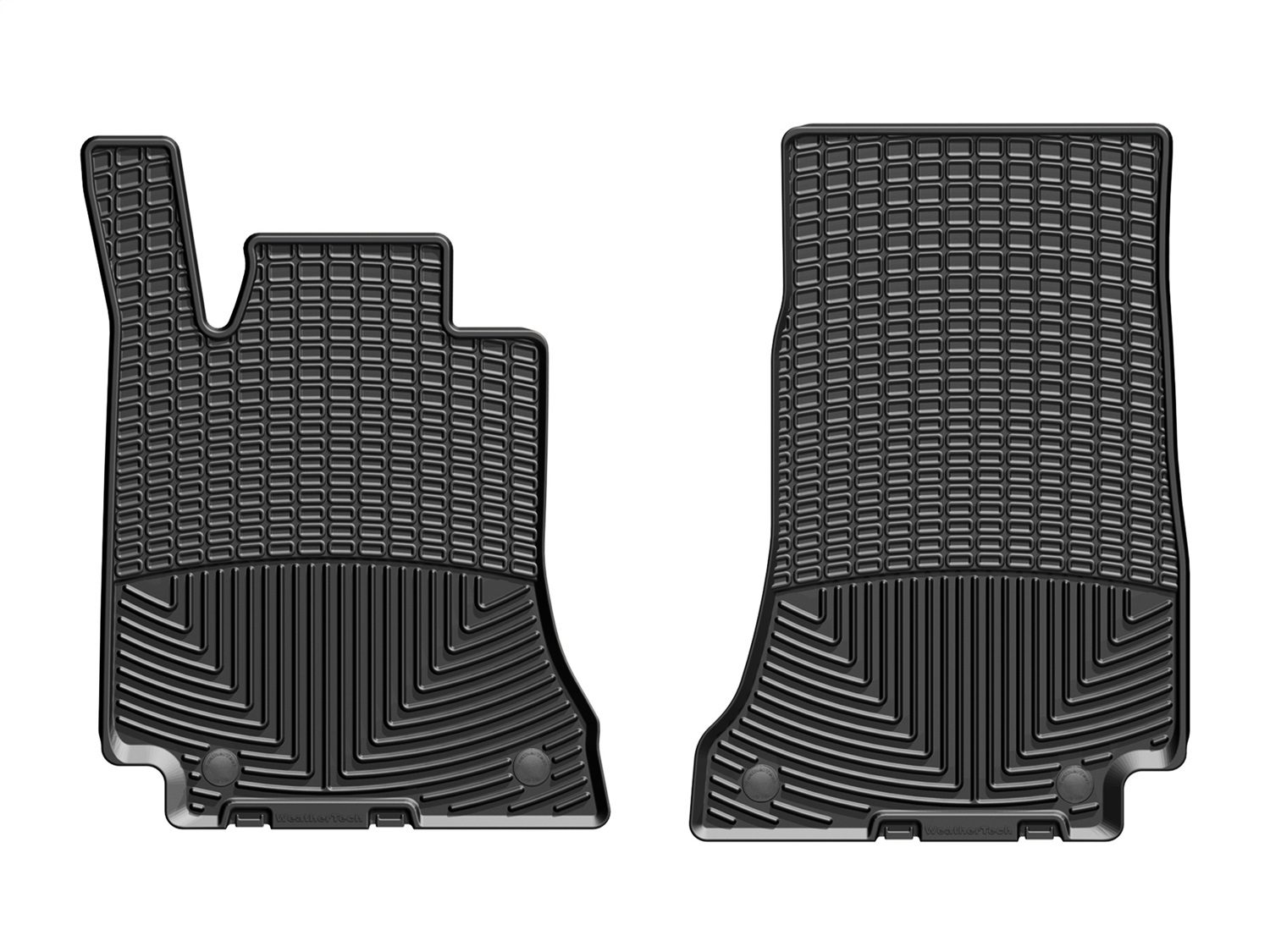 2015-2023 Mercedes-Benz WeatherTech Front All-Weather Floor Mats-Black - Image 2