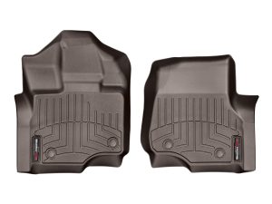 2015-2024 Ford F-150| F-150 Lightning WeatherTech Front Floorliner-Cocoa-476971-WT