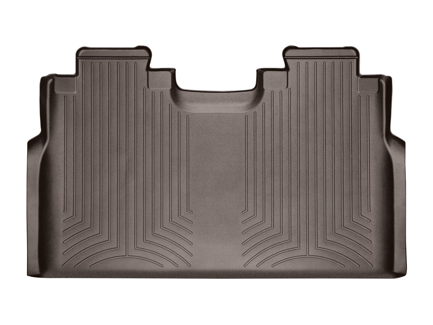 2015-2024 Ford F-150| F-250 Super Duty| F-350 Super Duty| F-450 Super Duty| F-150 Lightning WeatherTech Rear Floorliner-Cocoa-476972-WT