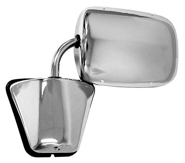 Classic Universal Chrome Steel Day Night Interior Rear View Mirror Chevy Ford