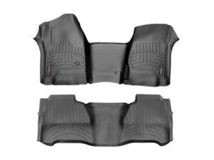 2016-2018 Ford Focus WeatherTech Front and Rear Floorliners-Black-449791-440752-WT