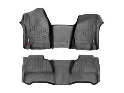 2016-2018 Ford Focus WeatherTech Front and Rear Floorliners-Black-449791-440752-WT
