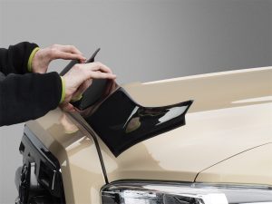 2016-2023 Toyota Tacoma WeatherTech Hood Skin Protector-Black-55100-WT