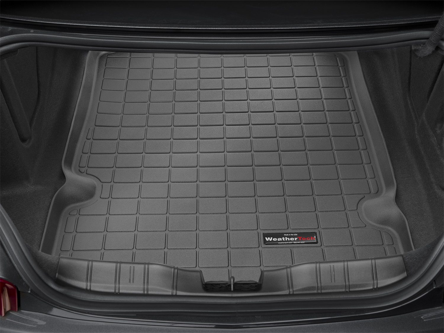 2016-2024 Chevrolet Camaro WeatherTech Cargo Liners-Black - Image 2