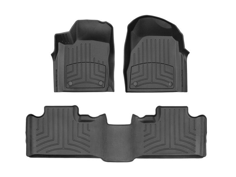 2016-2025 Dodge| Jeep Durango| Grand Cherokee| Grand Cherokee WK WeatherTech Front and Rear Floorliner HP-Black-449301IM-443242IM-WT