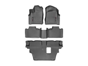 2016-2025 Dodge| Jeep Durango| Grand Cherokee| Grand Cherokee WK WeatherTech Front and Rear Floorliners-Black-449301-44324-2-3-WT