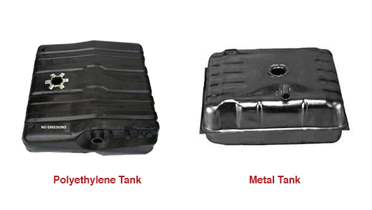 Polyethylene vs Metal Gas Tanks